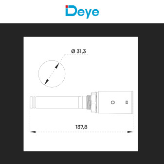 V-Tac Deye Wallbox Intelligente 7kW / 22kW + Misuratore + Antenna LoRa