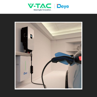 V-Tac Deye Wallbox Intelligente 7kW / 22kW + Misuratore + Antenna LoRa