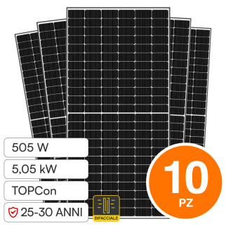 V-Tac Pannelli Fotovoltaici Trina Solar 505W TIER 1 Bifacciali