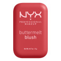 NYX Professional Makeup Buttermelt Blush Polvere con Burro di Mango Mandorle Karité Colore Butta Than Coral - Cofanetto da 5g