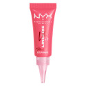 NYX Professional Makeup Lid Lingerie Metallic Ombretto Cremoso Super Pigmentato 24H Colore 09 Cheeky Coral - Flacone da 6ml