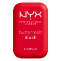 NYX Professional Makeup Buttermelt Blush Polvere con Burro di Mango Mandorle Karité Colore Butta Cherry Pop - Cofanetto da 5g