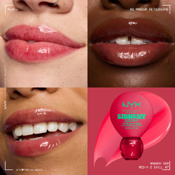 NYX Professional Makeup Smushy Sos Maschera Labbra Red-y 2 Chill