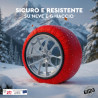 Calze da Neve per Auto DriveOnSnow EssentialGo Omologate