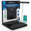Bilancia intelligente Wi-Fi Impedenziometrica Professionale GeniaScreen SmartCore 56 Misurazioni Vetro Temperato Portata 180Kg