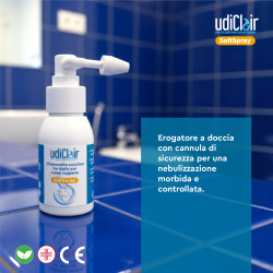 Udiclair SoftSpray Spray Auricolare per Rimozione Cerume 50ml