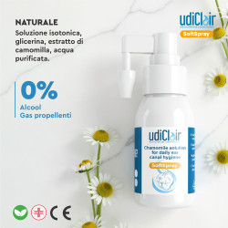 Udiclair SoftSpray Spray Auricolare per Rimozione Cerume 50ml