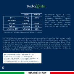 RadiciVitalia Biotina Zinco e Selenio 450mcg Vitamina B12 Blister