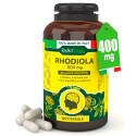 RadiciVitalia Rhodiola Rosea Forte 400mg per Capsula Integratore Buon Umore Concentrazione Made in Italy - 120 Capsule da 500mg