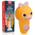 Borraccia Termica per Bambini Acciaio Inox 18/8 CapsHero Senza BPA 520ml Caldo 12h Freddo 24h Fantasia Paperella Duck Dafne