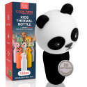 Borraccia Termica per Bambini Acciaio Inox 18/8 CapsHero Senza BPA 520ml Caldo 12h Freddo 24h Fantasia Panda Polo