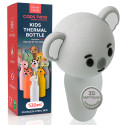 Borraccia Termica per Bambini Acciaio Inox 18/8 CapsHero Senza BPA Antiodore 520ml Caldo 12h Freddo 24h Fantasia Koala Koa
