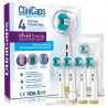 CliniCaps VividSmile Testine Spazzolino Elettrico Azione Smacchiante