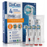 CliniCaps FlossCare Testine Spazzolino Elettrico Azione Smacchiante