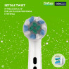CliniCaps TwistClean Testine Spazzolino Elettrico Pulizia Intensa