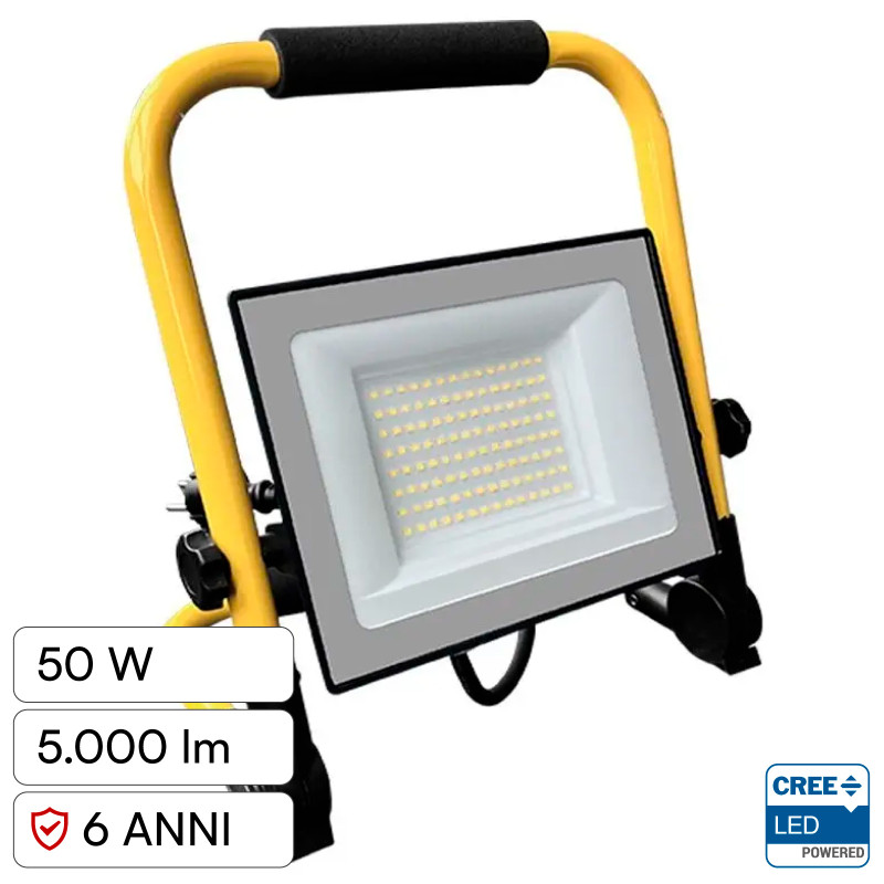 V-Tac VT-44049 Faro LED CREE da Cantiere 50W SMD IP65
