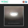 V-Tac VT-60006CCT Mini Pannello LED SMD Rotondo 6W Chip CREE CCT