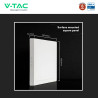 V-Tac VT-60006CCT Mini Pannello LED SMD Quadrato 6W Chip CREE CCT