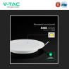 V-Tac VT-61012CCT Mini Pannello LED SMD Rotondo 12W Chip CREE CCT