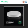 V-Tac VT-61012CCT Mini Pannello LED SMD Rotondo 12W Chip CREE CCT