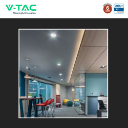 V-Tac VT-61018CCT Mini Pannello LED SMD Rotondo 18W Chip CREE CCT