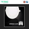V-Tac VT-61018CCT Mini Pannello LED SMD Rotondo 18W Chip CREE CCT
