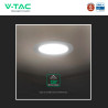 V-Tac VT-61018CCT Mini Pannello LED SMD Rotondo 18W Chip CREE CCT