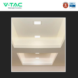 V-Tac VT-61024CCT Mini Pannello LED SMD Quadrato 24W Chip CREE CCT