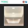V-Tac VT-61024CCT Mini Pannello LED SMD Quadrato 24W Chip CREE CCT