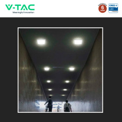 V-Tac VT-60024CCT Mini Pannello LED SMD Quadrato 24W Chip CREE CCT