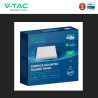 V-Tac VT-60024CCT Mini Pannello LED SMD Quadrato 24W Chip CREE CCT