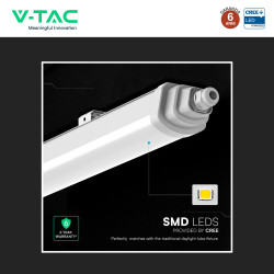 V-Tac VT-12017 Tubo LED Lineare 18W SMD Chip CREE Linkabile IP65