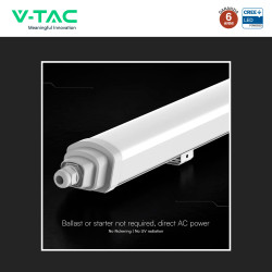 V-Tac VT-12017 Tubo LED Lineare 18W SMD Chip CREE Linkabile IP65