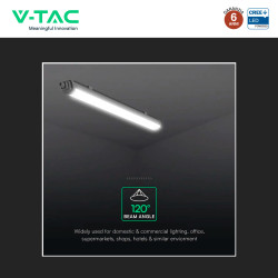 V-Tac VT-12017 Tubo LED Lineare 18W SMD Chip CREE Linkabile IP65