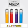 Clipper Micro Accendino a Pietrina Crystal 14 - 48 Accendini