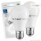 Immagine 1 - V-Tac VT-2149 Duo Pack Confezione 2 Lampadine LED E27 9W Bulb A60