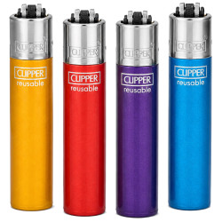 Clipper Micro Accendino a Pietrina Metallic Crystal 14 4 Accendini