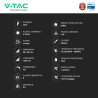 V-Tac VT-12049 Tubo LED Lineare 48W SMD Chip CREE Linkabile IP65