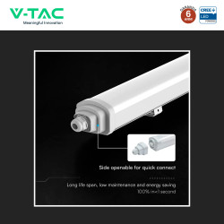 V-Tac VT-12049 Tubo LED Lineare 48W SMD Chip CREE Linkabile IP65