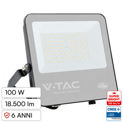 V-Tac VT-44105 Faro LED 100W SMD Chip CREE IP65 Serie Super Bright