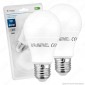 V-Tac VT-2129 Duo Pack Confezione 2 Lampadine LED E27 9W Bulb A60 3 Step Dimmerabile - SKU 7288 / 7289 / 7290
