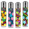 Clipper Large Accendino a Pietrina Flow Grass - 4 Accendini