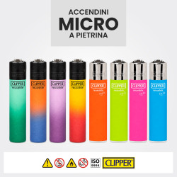 Clipper Micro Espositore 144 Accendini a Pietrina Paint Mix21