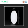 V-Tac VT-8179 Plafoniera LED Rotonda 40W SMD Chip CREE CCT 5in1 IP65