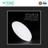 V-Tac VT-8179 Plafoniera LED Rotonda 40W SMD Chip CREE CCT 5in1 IP65