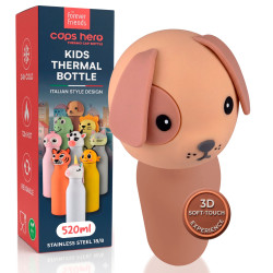 CapsHero Borraccia Termica Bambini Senza BPA 520ml Cane Dog Duke