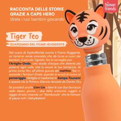 CapsHero Borraccia Termica Bambini Senza BPA 520ml Tigre Tiger Teo