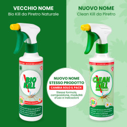 Insetticida Acaricida da Piretro Naturale Clean Kill Spray 375 ml