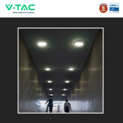 V-Tac VT-61018CCT Mini Pannello LED SMD Rotondo 18W Chip CREE CCT