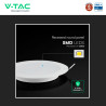 V-Tac VT-61024CCT Mini Pannello LED SMD Rotondo 24W Chip CREE CCT